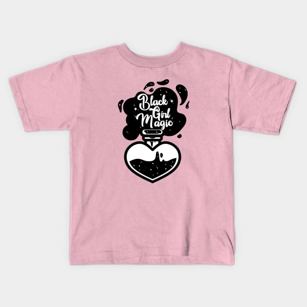 Black Girl Magic - Variant Kids T-Shirt by Anrego